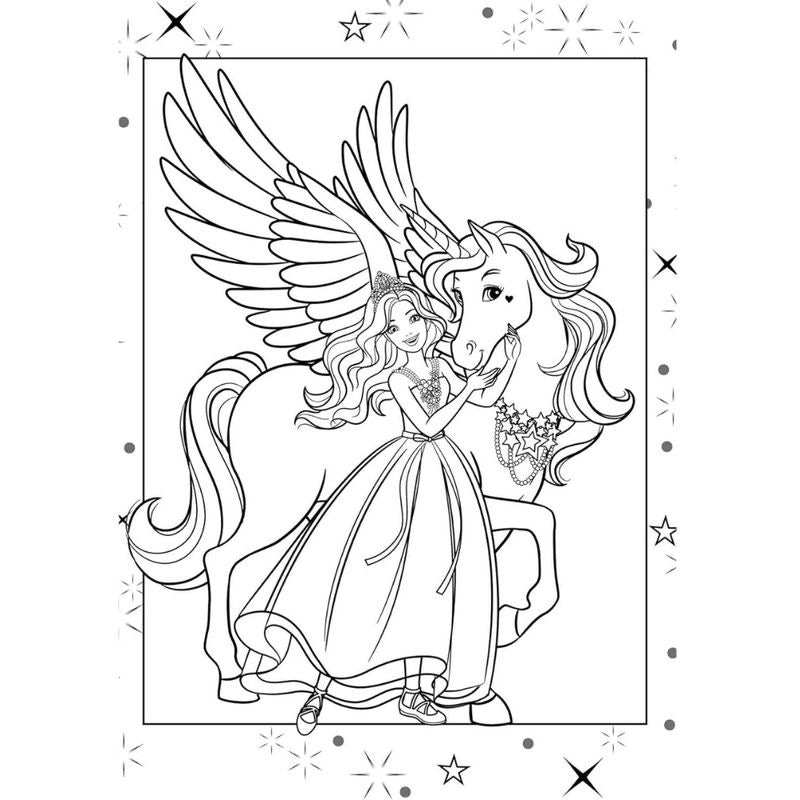 Barbie giant drawing book 192 pages | Creative coloring book