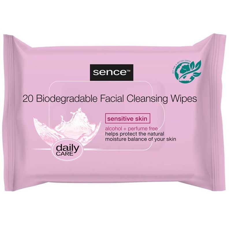 Sence makeup wipes sensitive 20pcs | Without perfume and alcohol