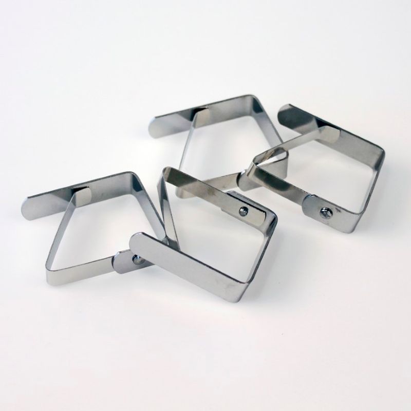 Dukklemmer 4pk Rustfritt Stål