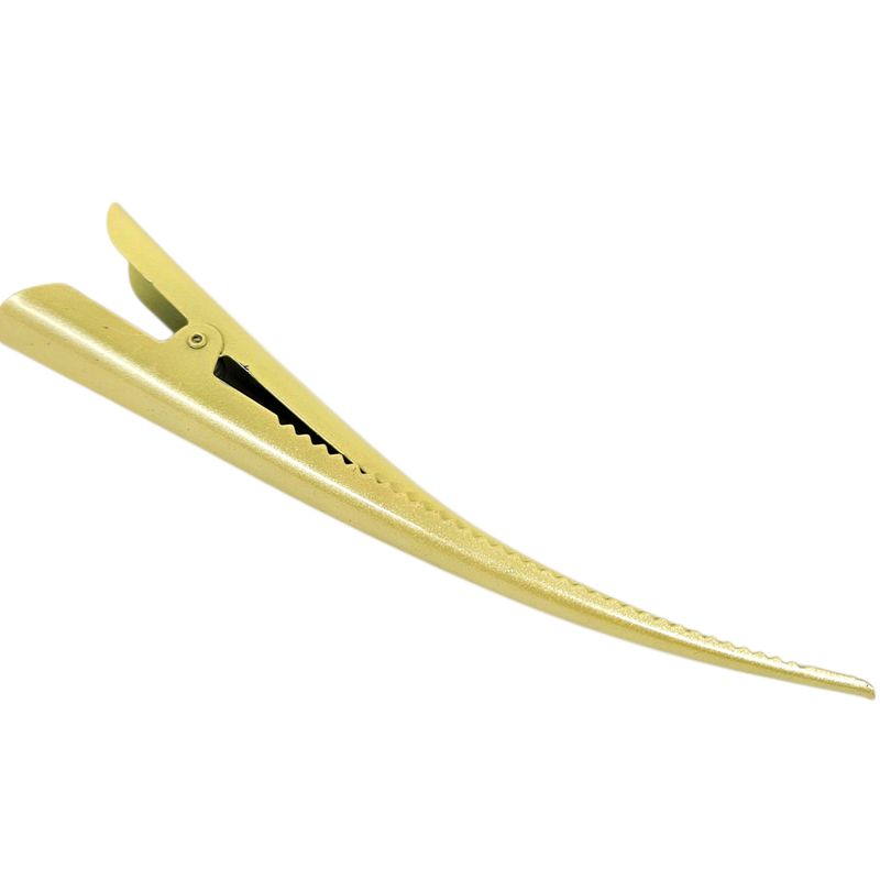Hair clip in yellow metal 13cm | Beauty | Stylish and solid