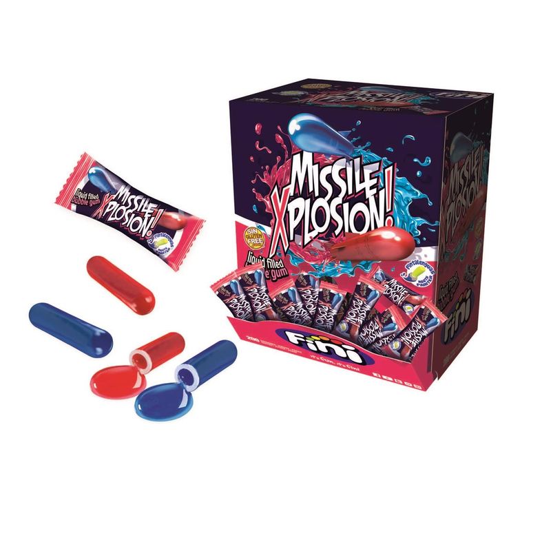 200 pcs Fini Missile Xplosion chewing gum display