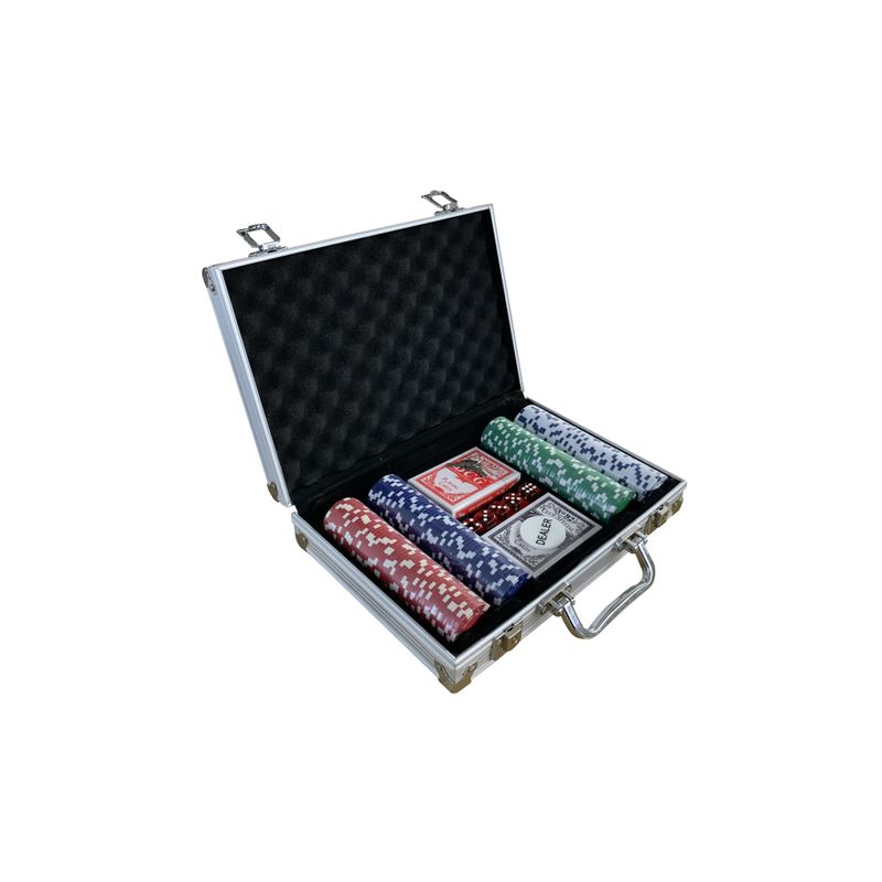 Texas Hold'em Pokersett med Koffert | 200 Sjetonger