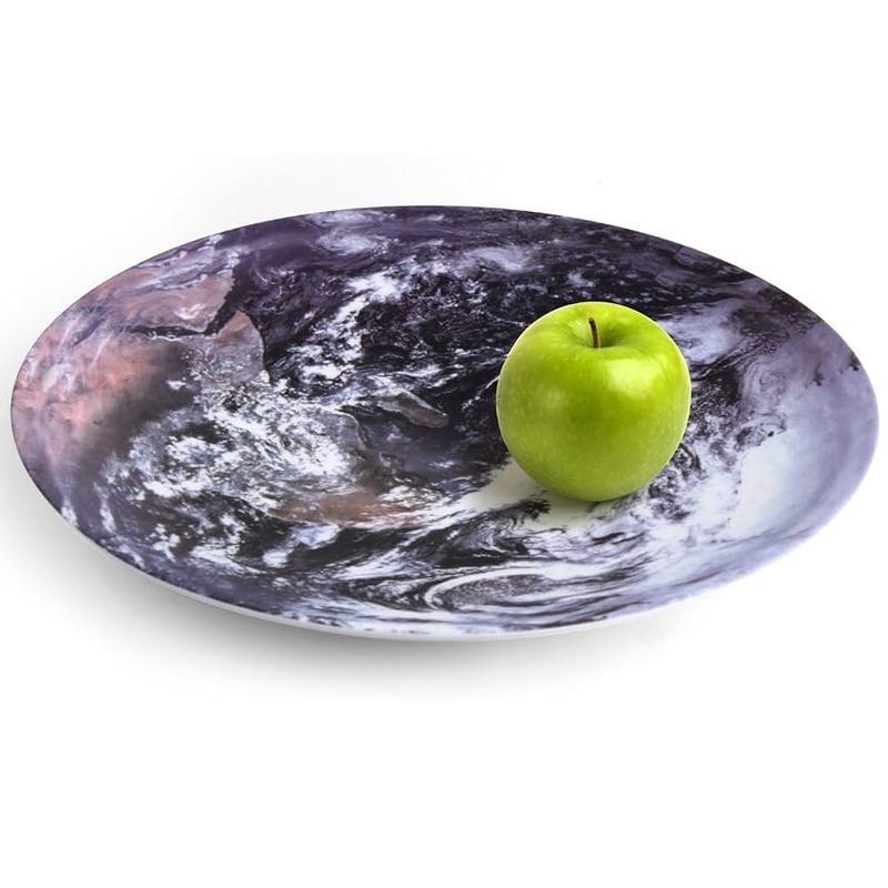 Serving platter Earth/Moon 36cm | Kikkerland