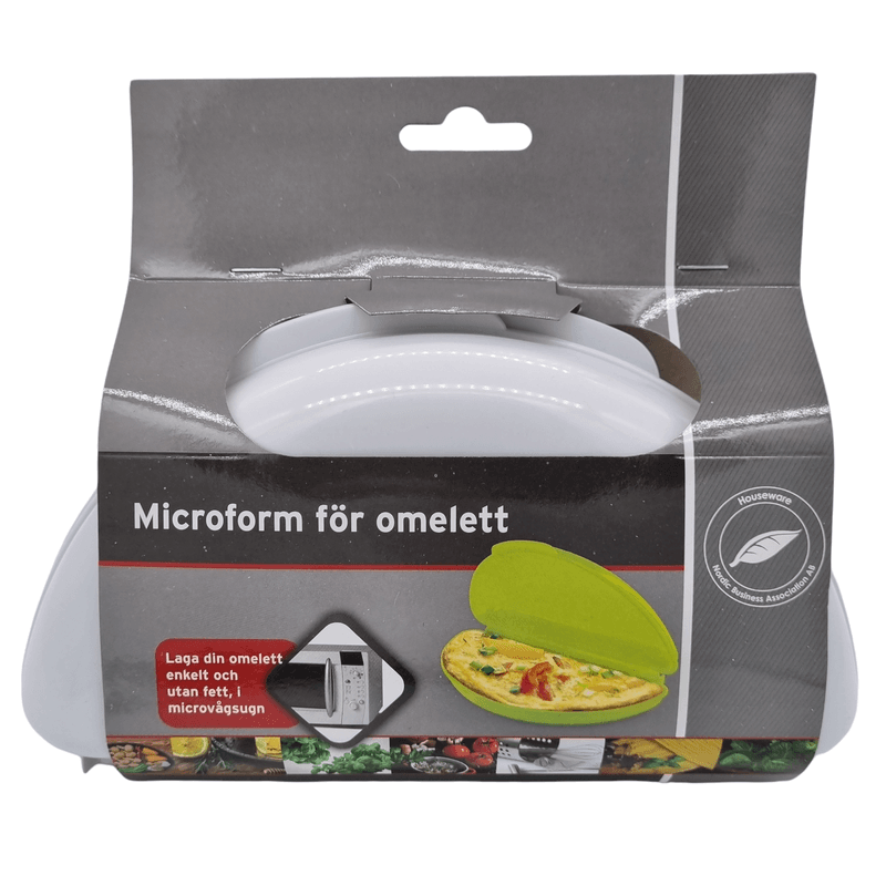 Omelette pan for microwave
