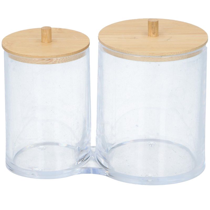 Alpina Double Organiser Box With Bamboo Lid