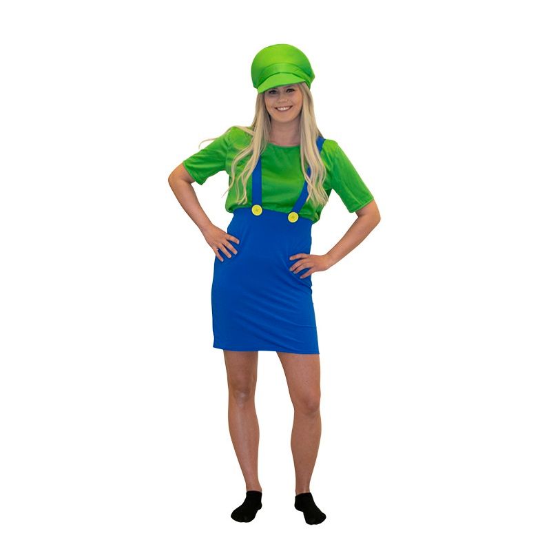 Luigi Inspired Women's Costume