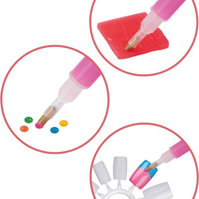 Grafix Diamond Painting neglesett - perlekunst til neglene
