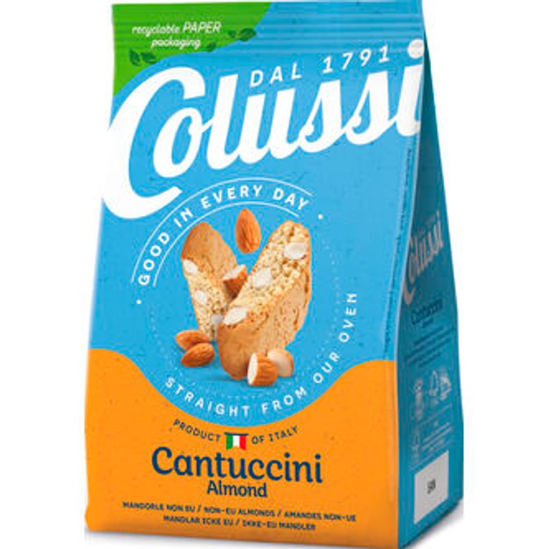 Colussi Cantuccini Almond 300g | Italian almond crusts