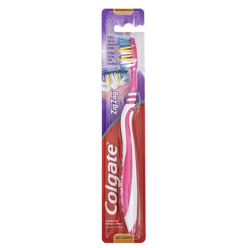 Colgate tannbørste Zig Zag Soft | Flere farger