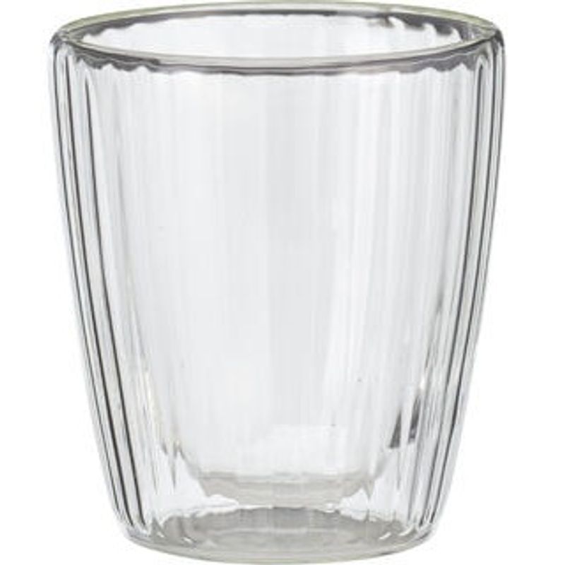 Double-walled drinking glasses 2pk 250ml | Insulated glasses | Elegant
