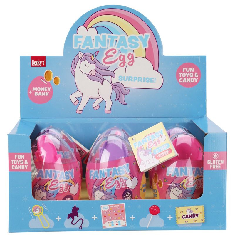 Unicorn Surprise Egg | Toys and Candy | Becky's