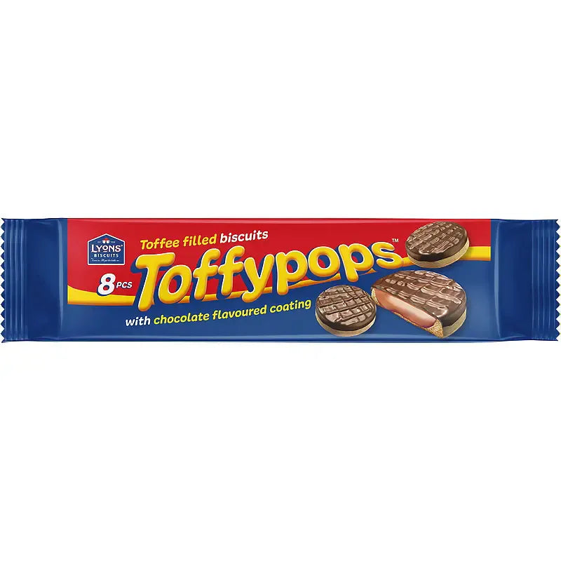 Toffypops Caramel Biscuits 120g | Crispy biscuits with soft caramel