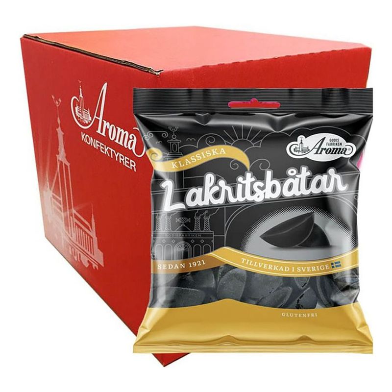 Aroma Licorice Boats 20x80g | Large pack