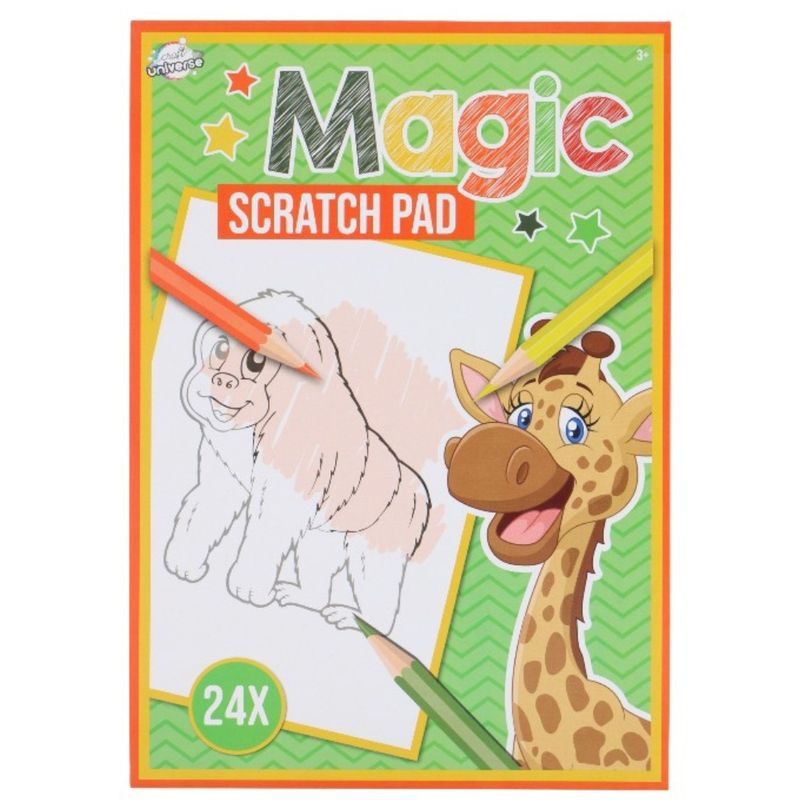 Magic Scratch Pad 24 pages A5 | 6 different variants