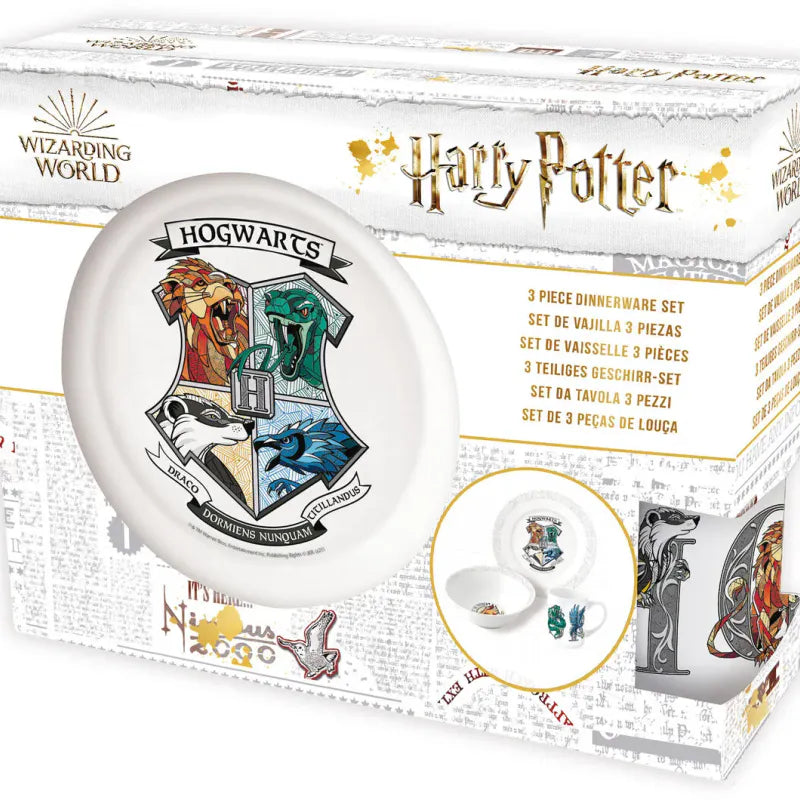 Harry Potter Spisesett 3 Deler Keramikk