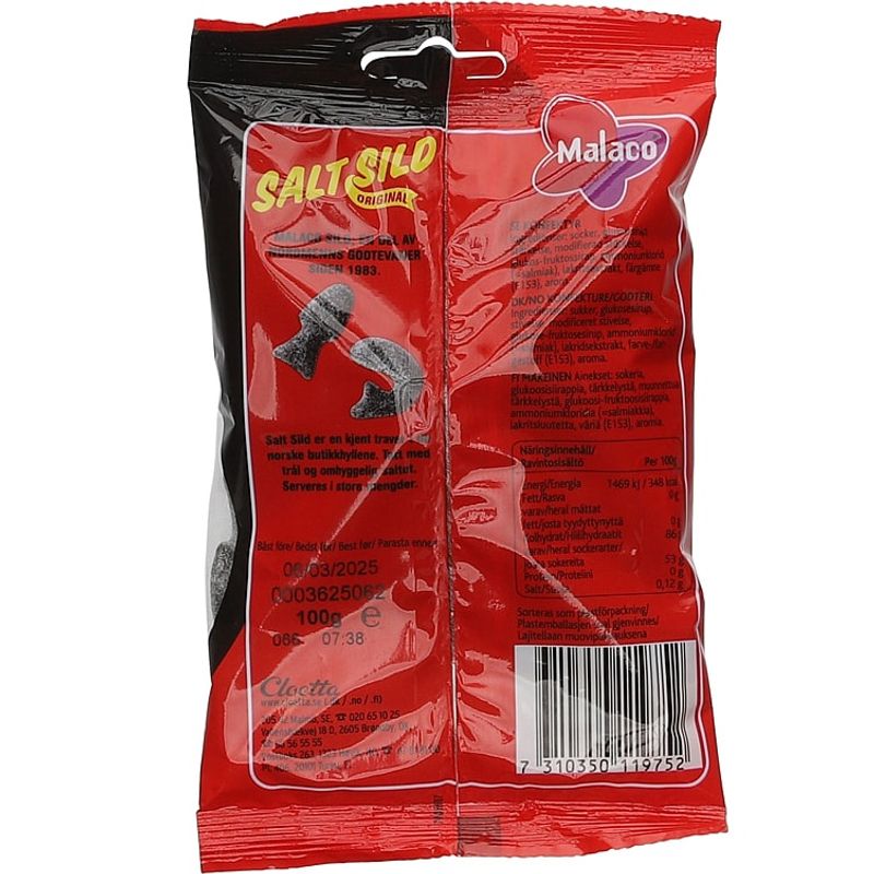 Malaco Salt Herring 16x100g | Large pack