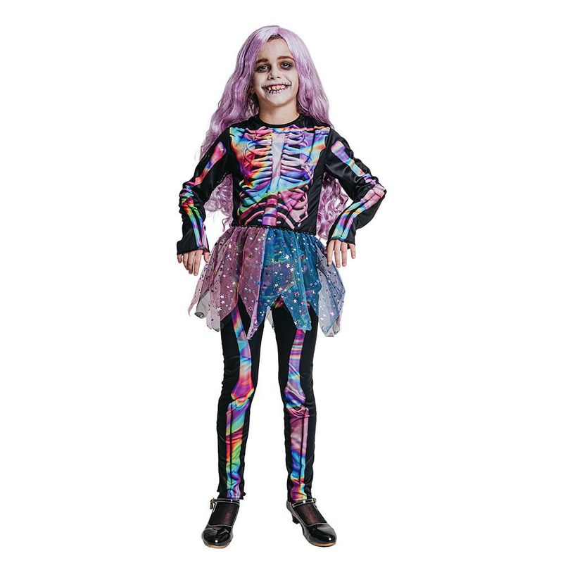 Colorful Skeleton Costume - Multiple Sizes Kids