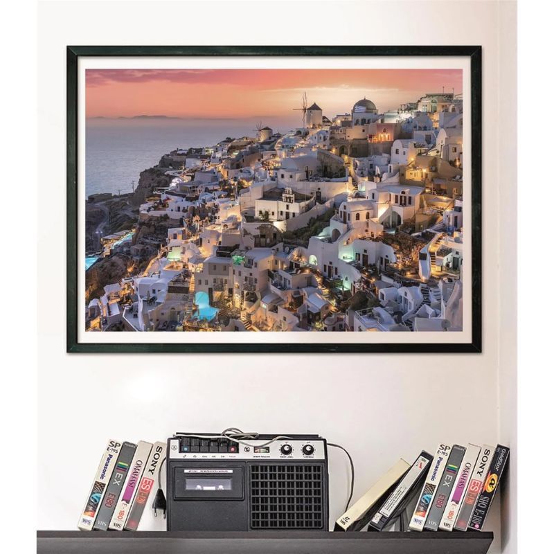 Clementoni puslespill 1000 brikker – Shades of Santorini 50x70cm
