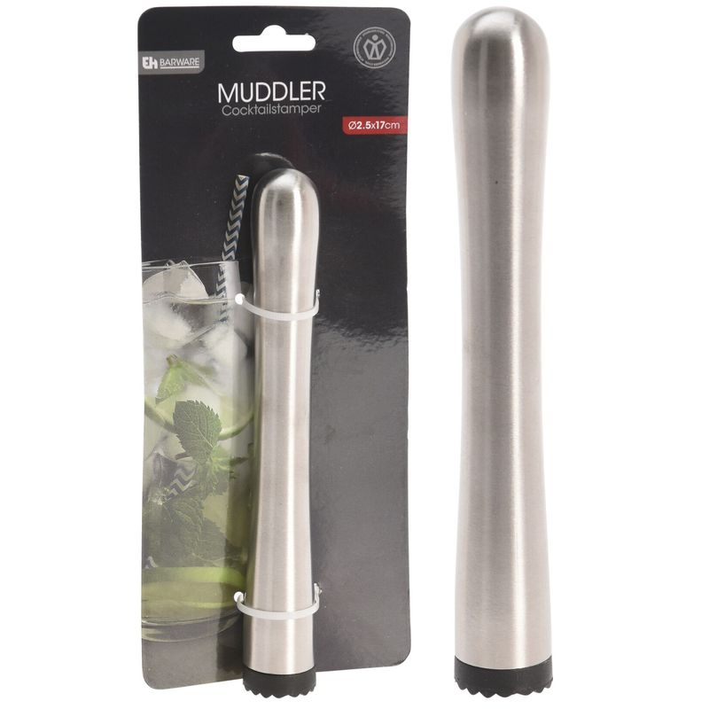 Cocktail Muddler Stainless Steel - Excellent Houseware
