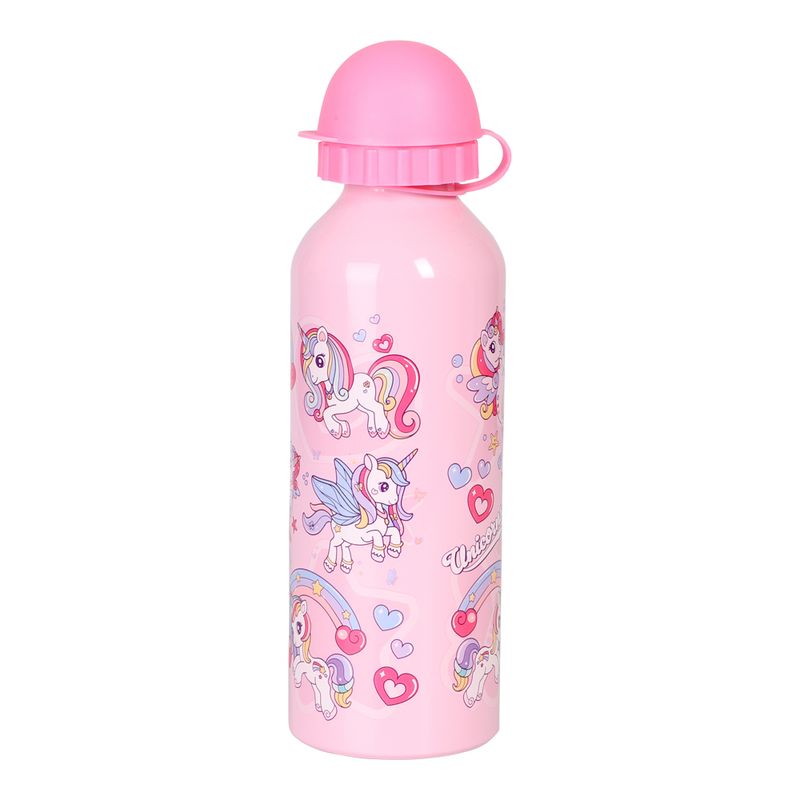 Unicorn Drinking Bottle 500ml In Metal