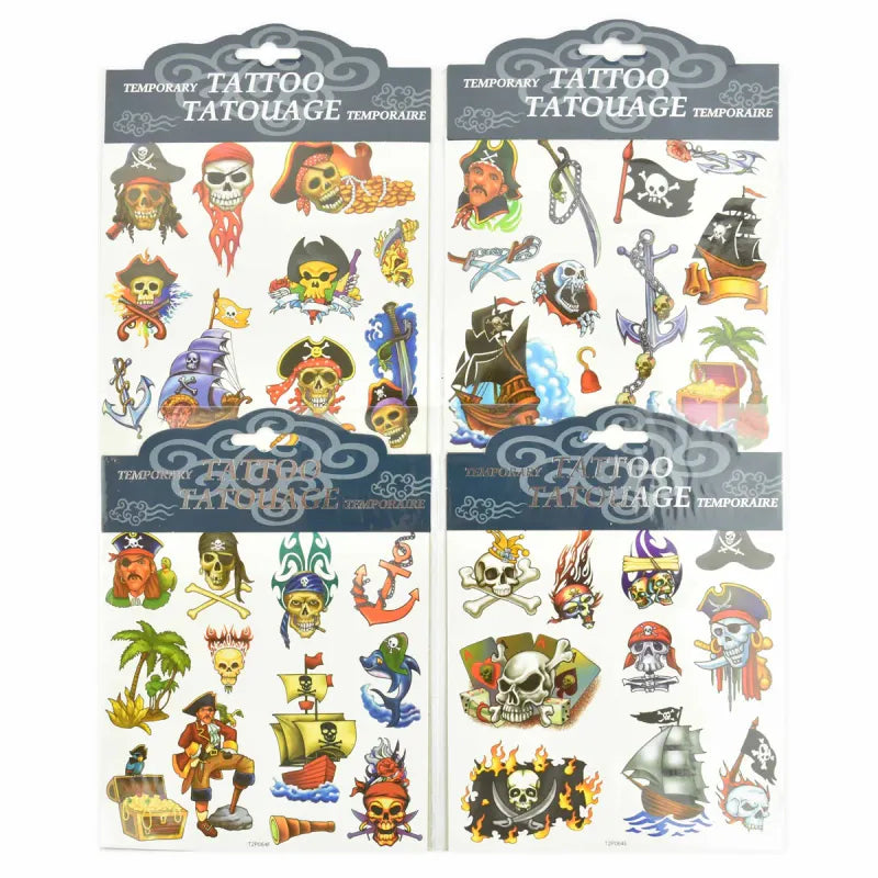 Temporary Tattoos Pirate | 6ass