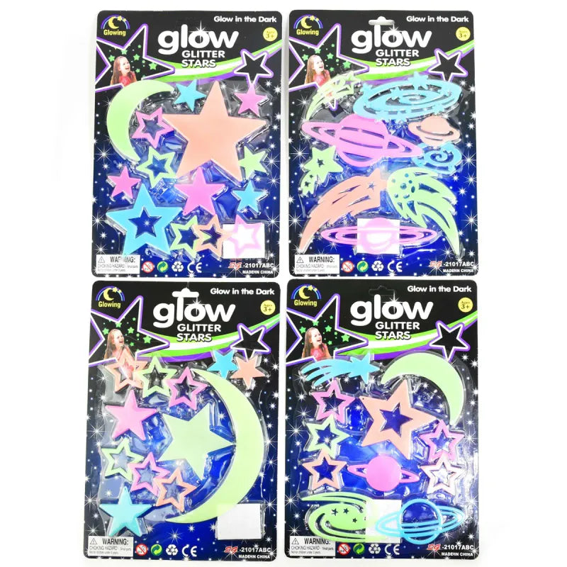 Luminous Stars & Planets Colorful 4-pack