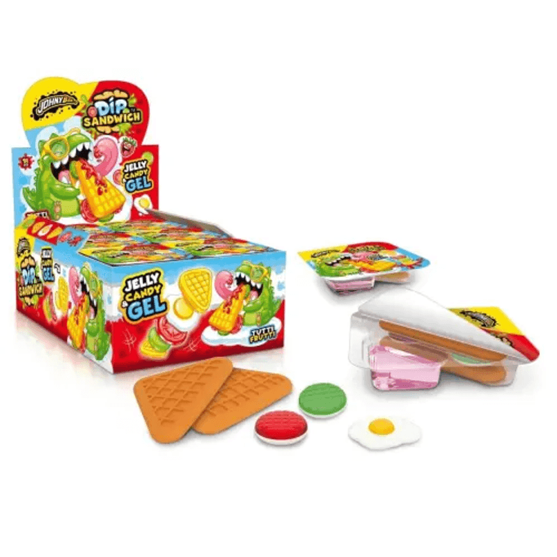 Johny Bee Dip Sandwich 40g | Sour jelly dip and gummy candy