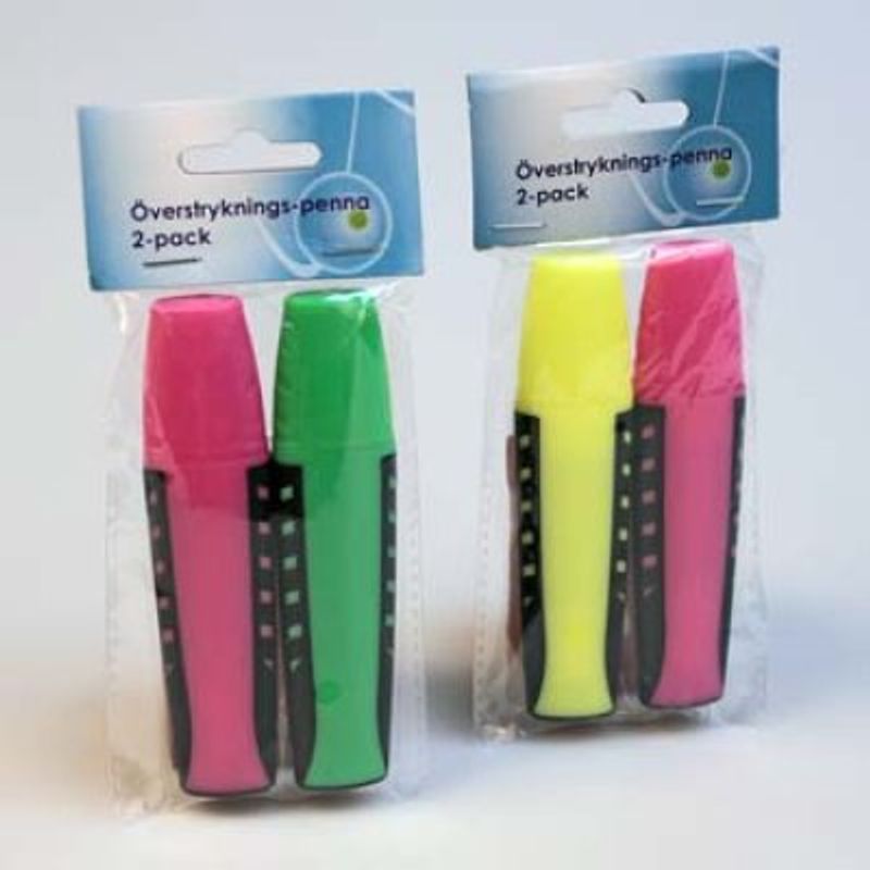 Highlighter pen 2pk