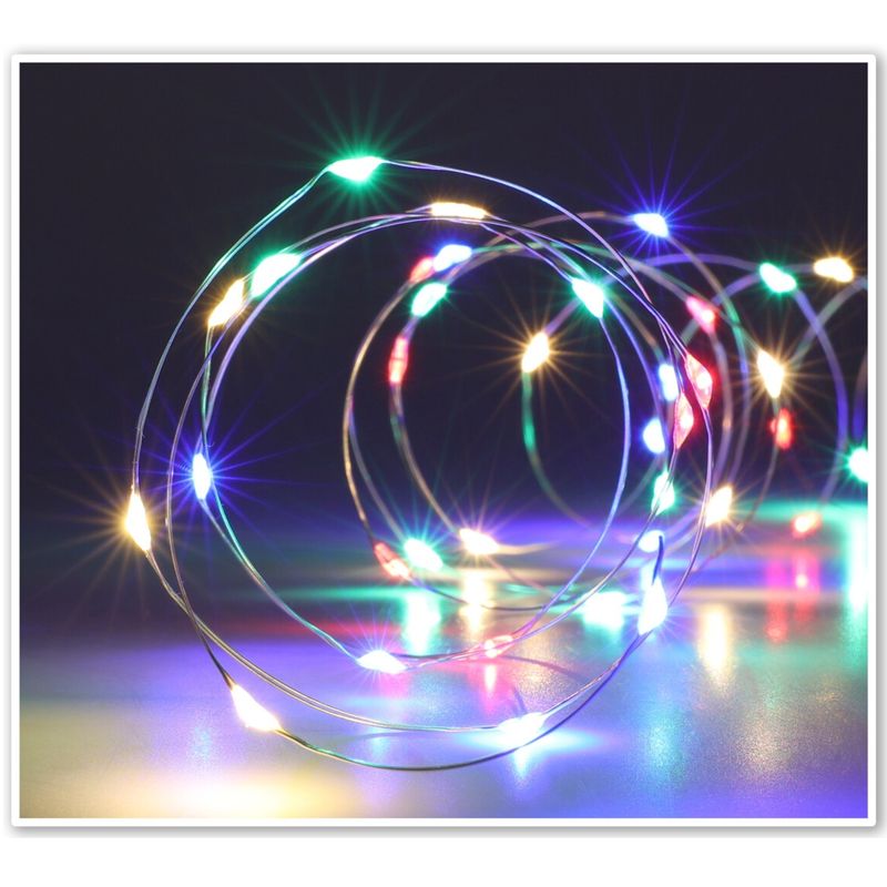 Lyslenke 100 LED|Multifarge|6t Timer