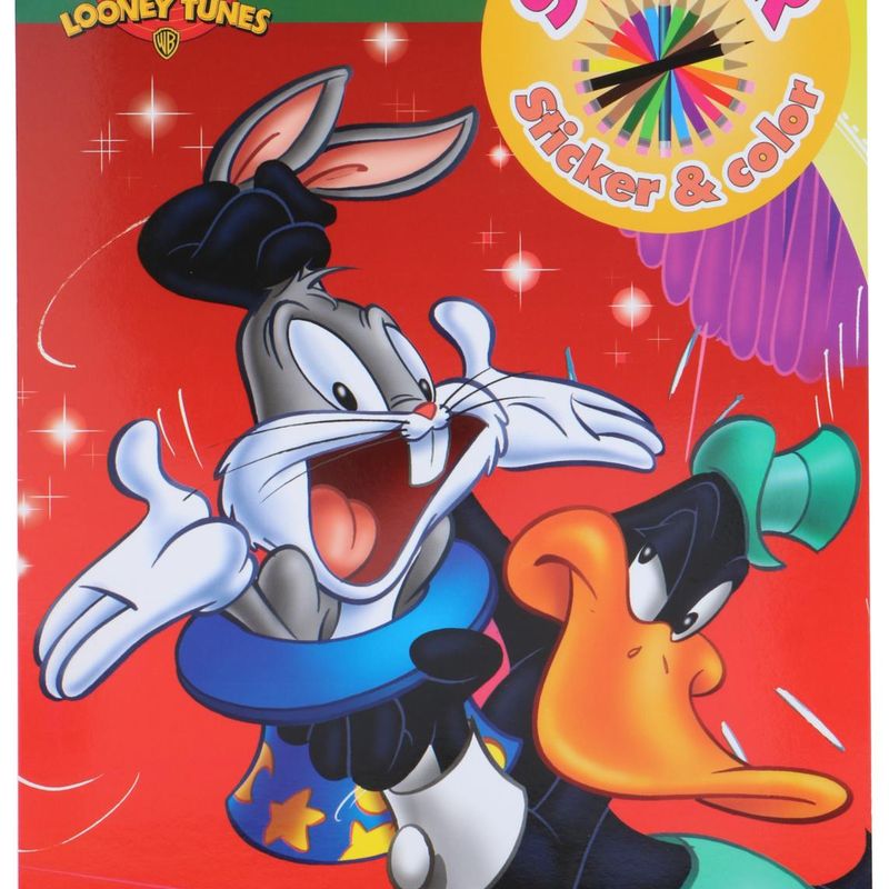 Warner Bros Coloring Book with Stickers 32 pages