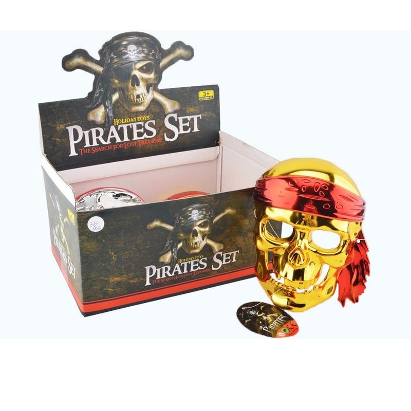 Pirate Mask in Silver and Gold