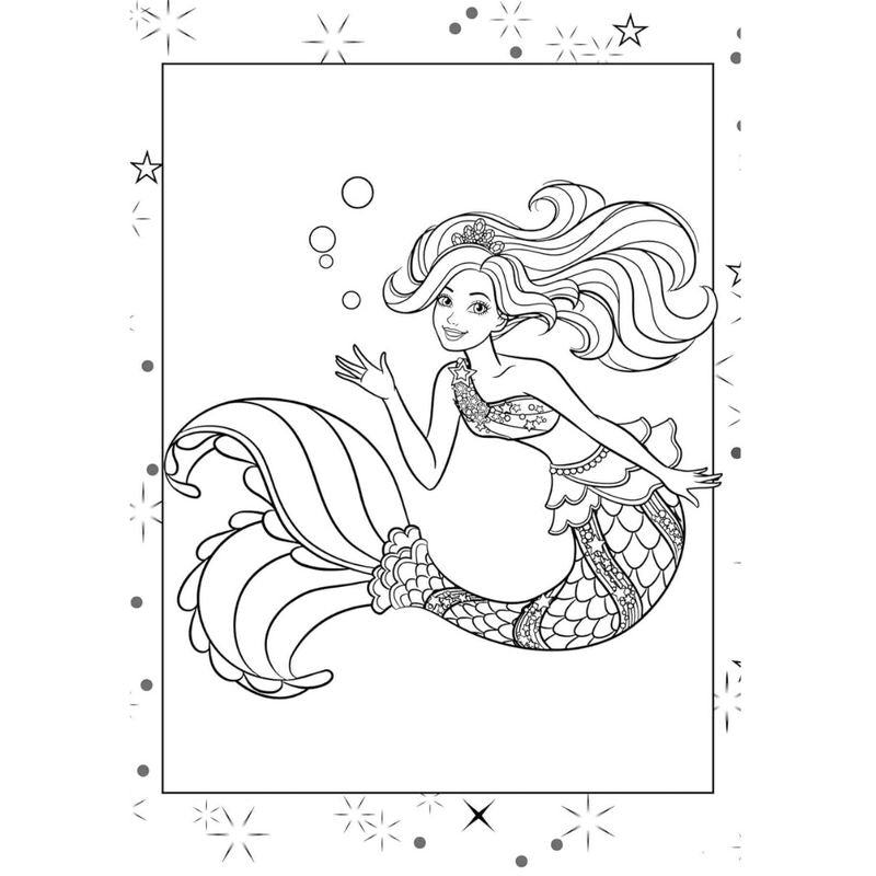 Barbie giant drawing book 192 pages | Creative coloring book