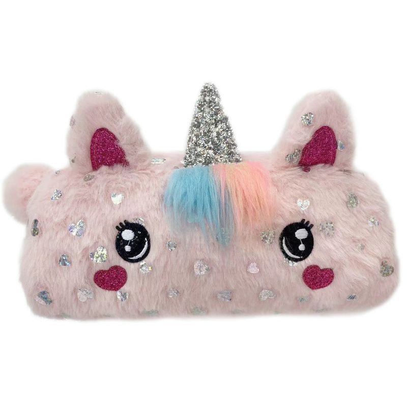 Pencil Case Unicorn Fluffy Pink | Tinka