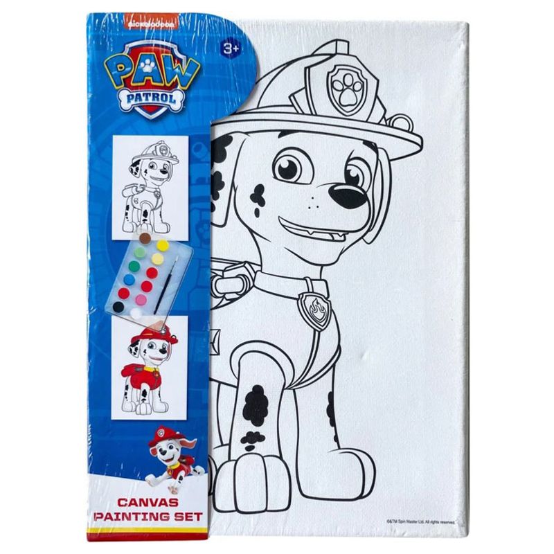 Paw Patrol malesett på lerret | 4 varianter