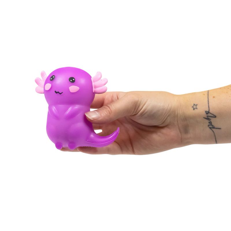 Myk axolotl squishy - Klemmeleke stressleke