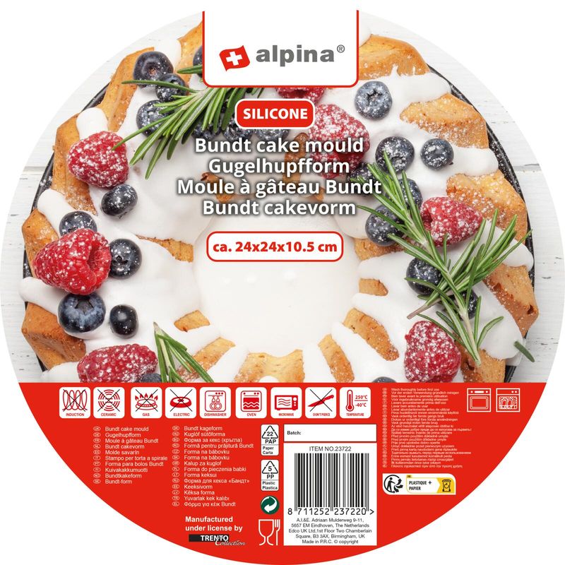 Alpina Round Silicone Mold 24cm