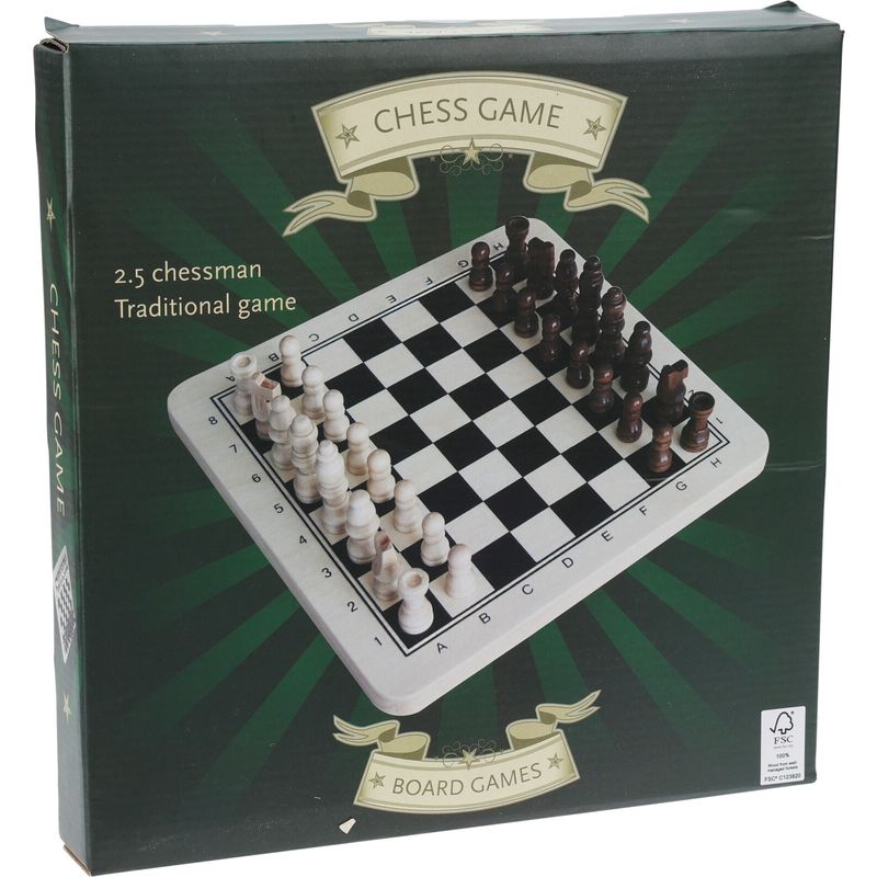 Wooden Chess Game 29x29cm
