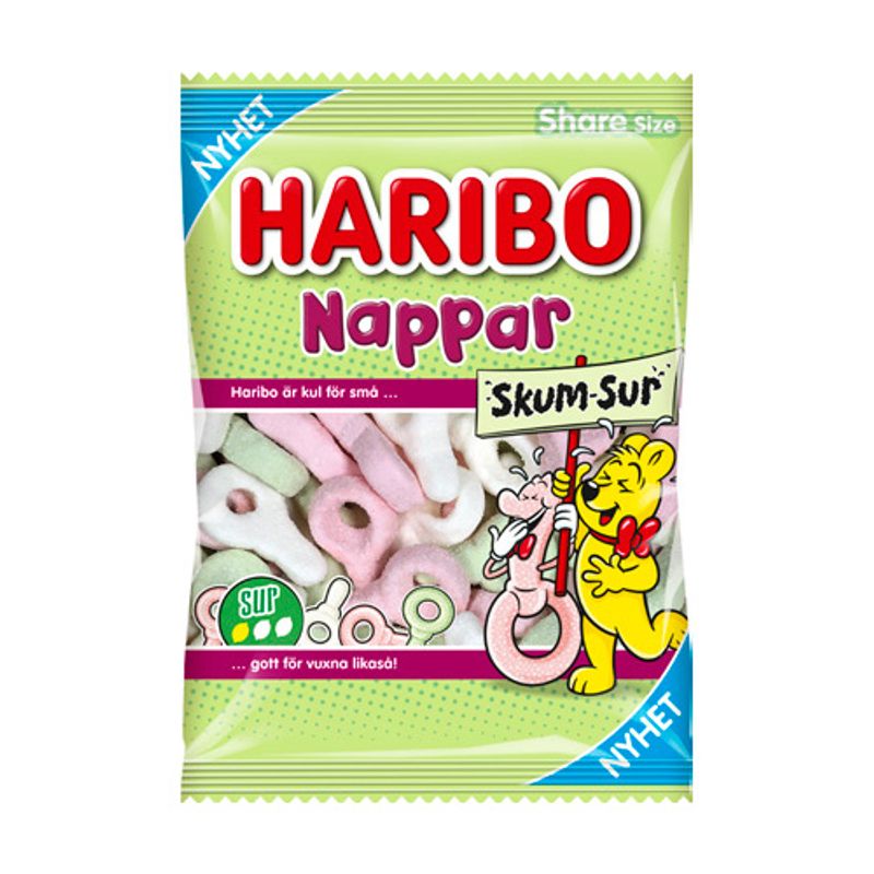 Haribo Sour pacifiers foam 120g