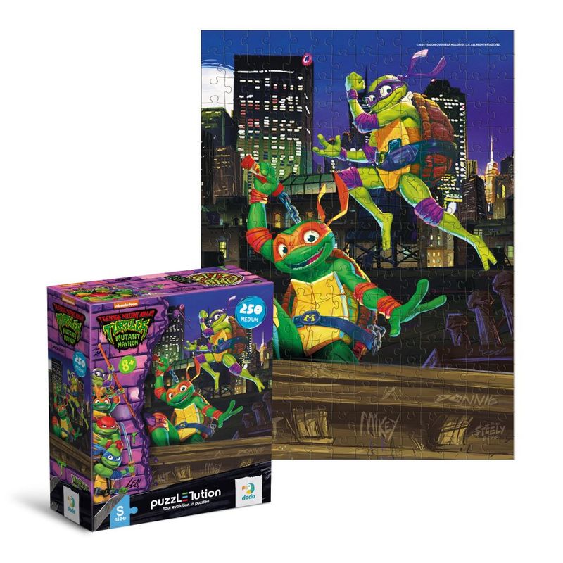 Ninja Turtles Puslespill 250 brikker | Donatello & Michelangelo