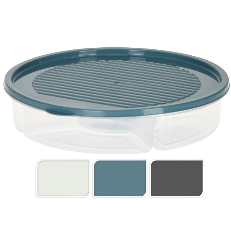 Food Storage Box 2000ml |Round| 5 Compartments