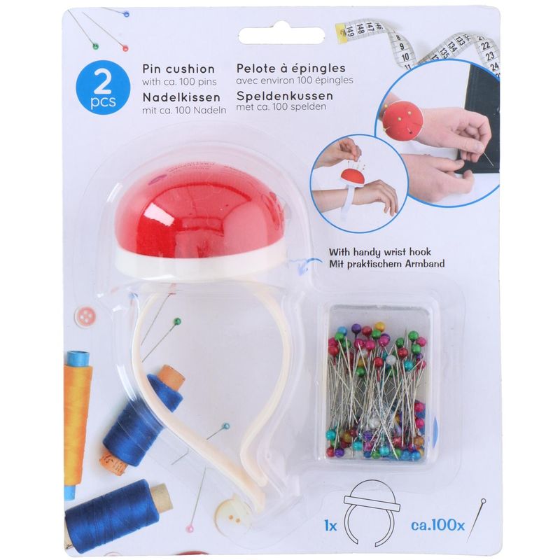 Pincushion Bracelet with 100 Needles