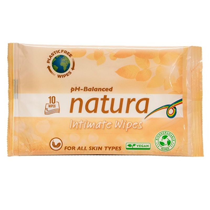 Natura intimate wipes 10pk | pH balanced