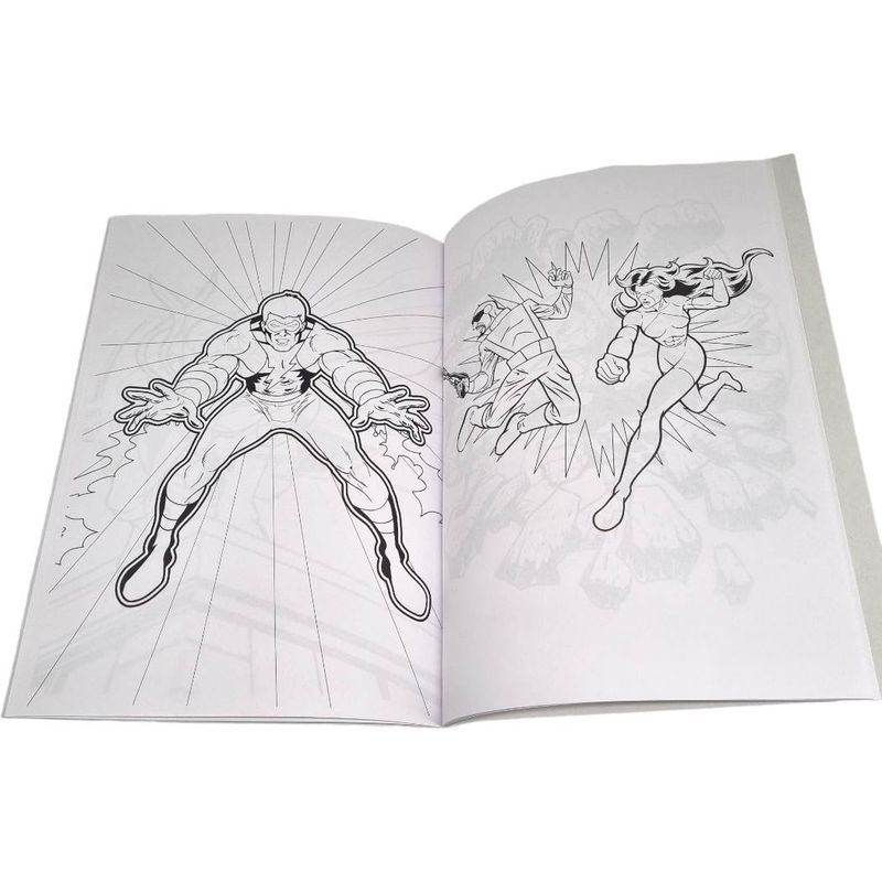Drawing & Coloring Book Superheroes 48 Pages