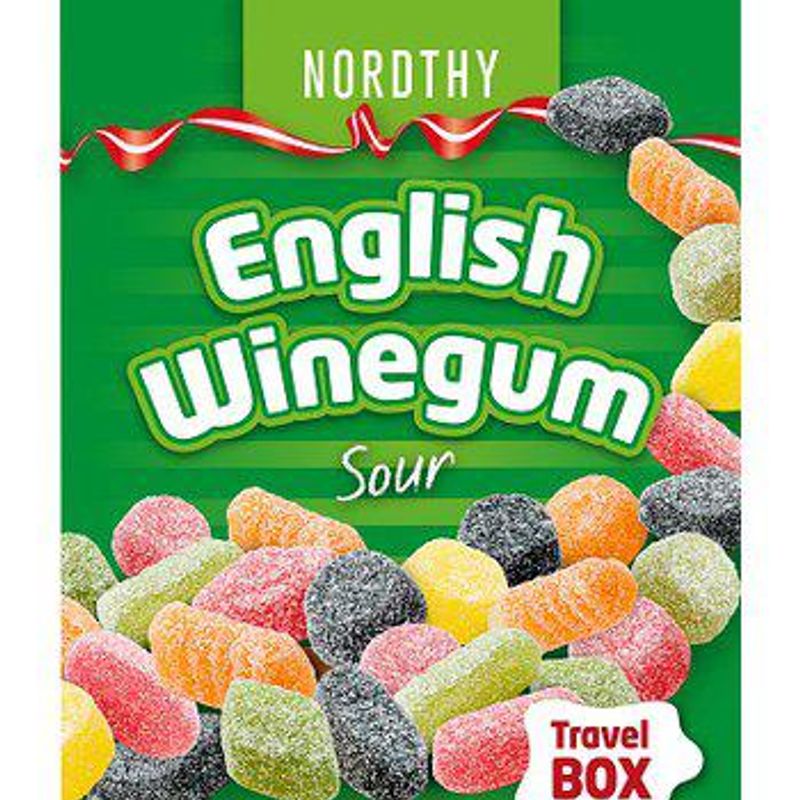 Nordthy English Winegums Sour Family Mix 600g | Syrlig vingummi