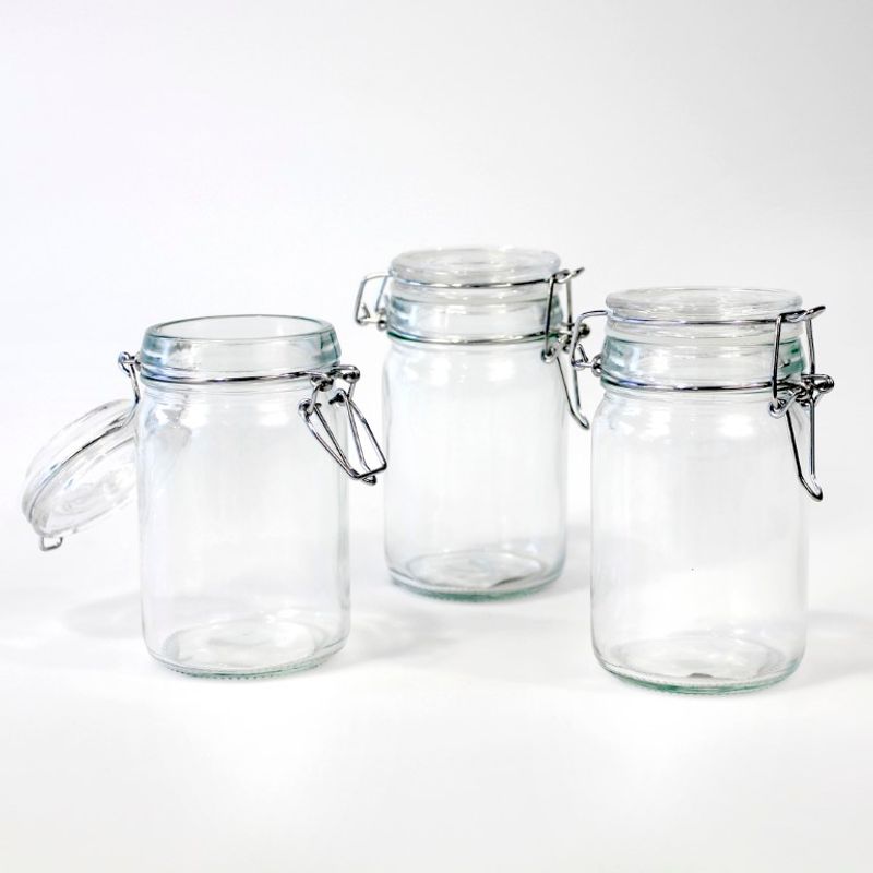 Glasskrukke med lokk 220ml