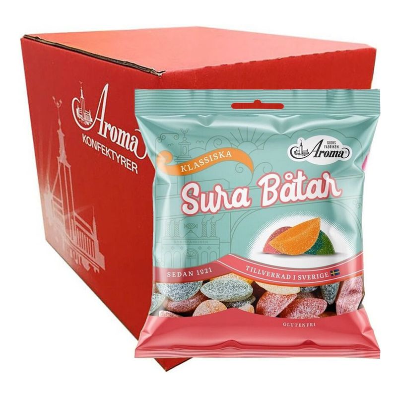 Aroma Sour Boats 20x80g | Large pack
