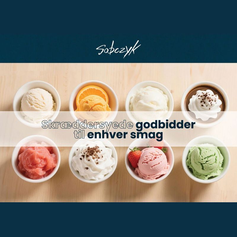 Sobczyk Multi Ice Cream Maker | 12 - in - 1 Ice Cream Maker 3x0.5L