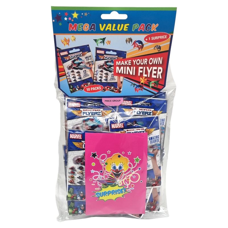 10pk Marvel Micro Flyerz (Large Pack)