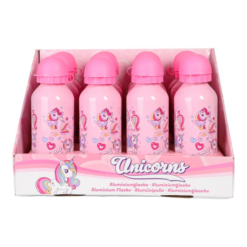 Unicorn Drinking Bottle 500ml In Metal
