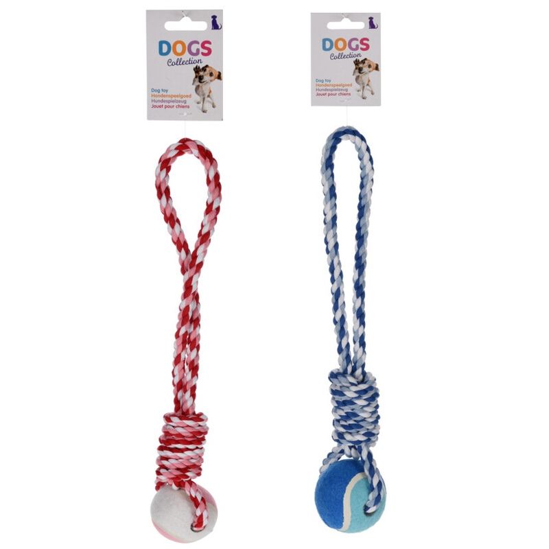 Dog Toy With Tennis Ball